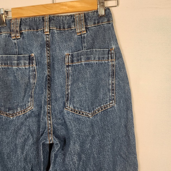 Sezane Blue Flare Jeans - Picture 6 of 8